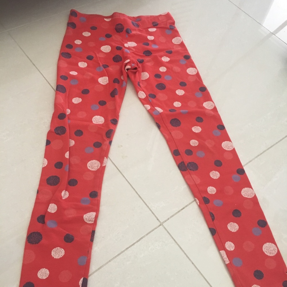 Red Polka Dot Leggings
